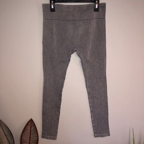 Onzie Flow Seamless Stone Wash Legging Slate Grey - Picture 1 of 12